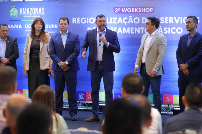 Notícias do Amazonas Colaboração com Municípios: Wilson Lima Enfatiza Progresso no Saneamento Básico