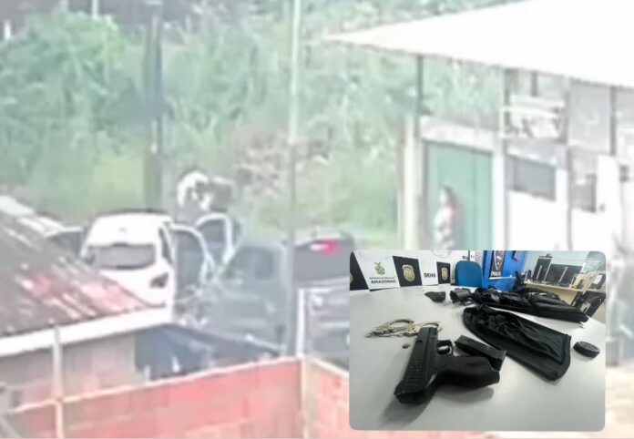 PM e seu cúmplice detidos após sequestrar empresário e obrigá-lo a realizar PIX em Manaus