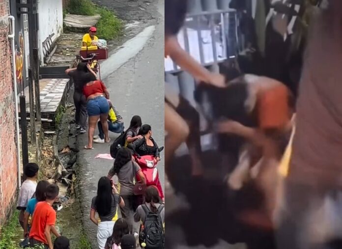 Mãe intervém em briga escolar e acaba agredida em Manaus ao defender filha
