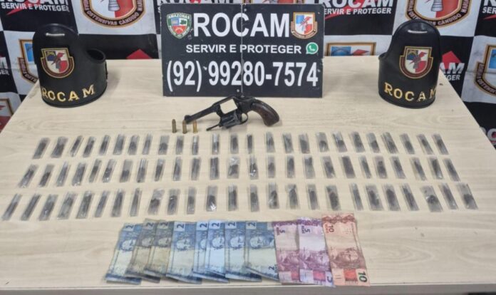 Rocam captura traficante de 26 anos durante tentativa de fuga em Manaus