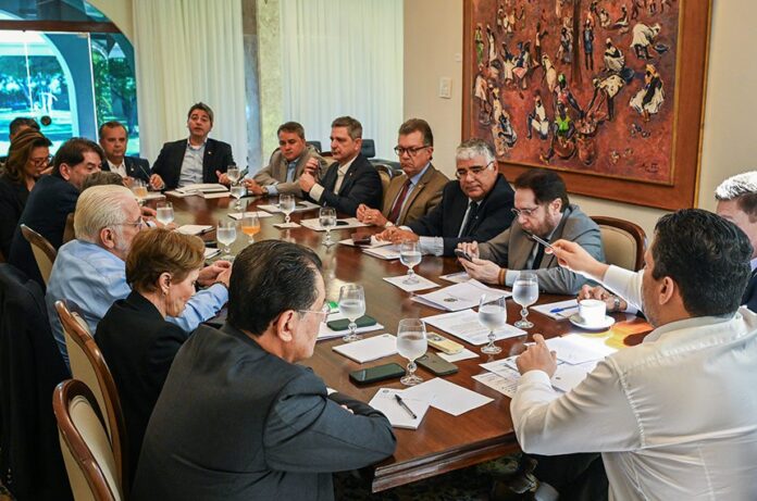 Líderes do Senado discutem avanços em PD&I no setor de petróleo e inclusão das guardas municipais na segurança pública