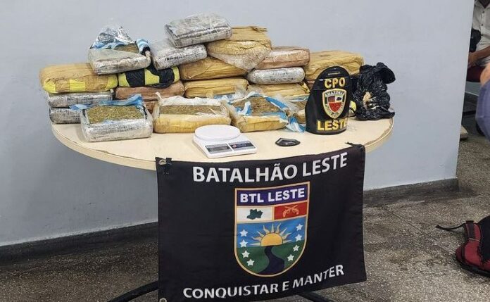 Homem de 33 anos é detido com 23 quilos de entorpecentes na Zona Leste de Manaus