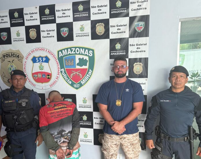 Cunhado de 22 anos é detido por tentativa de homicídio contra jovem de 19 em São Gabriel da Cachoeira, AM