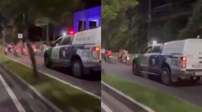 Rolezeiros em Manaus sofrem acidentes de moto ao tentarem escapar da polícia