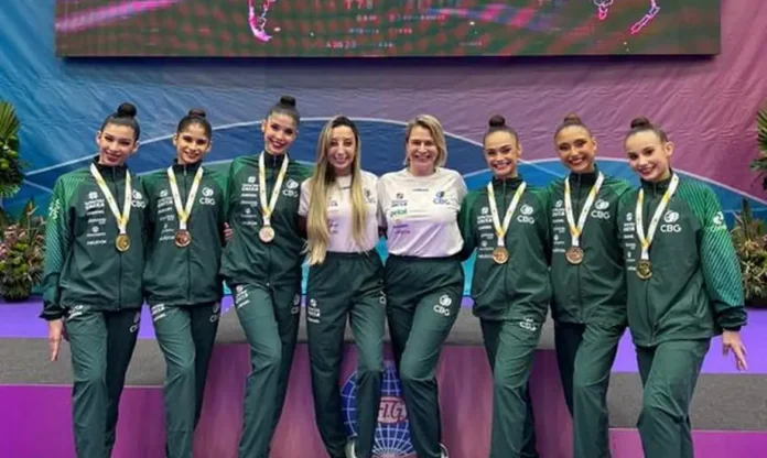 Ginástica Rítmica: Brasil brilha e conquista três medalhas de ouro na etapa da Copa do Mundo em Portimão