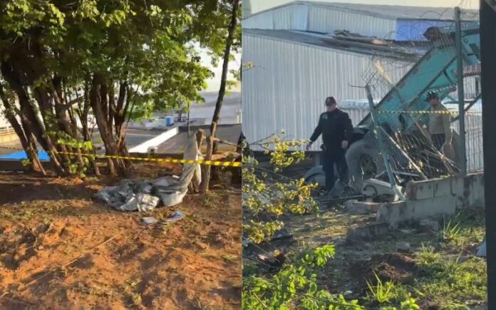 Homem é fatalmente atropelado por carreta enquanto caminhava na calçada do Distrito Industrial I