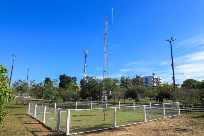 Manaus inaugura terceira estação meteorológica no Parque do Mindu para monitoramento climático