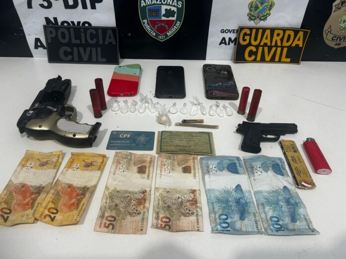 Mulher detida por tráfico de drogas e posse de simulacros em Novo Aripuanã