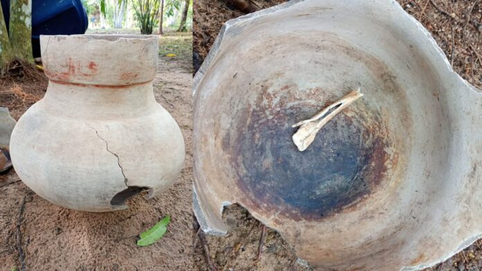 Descoberta de Urna Funerária com Restos Mortais na Comunidade Massarabi, Amazonas