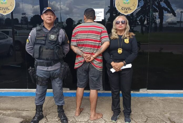 Homem é preso por perseguir e agredir ex-companheira após término de relacionamento no Amazonas