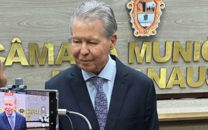 Arthur Neto, ex-prefeito de Manaus, anuncia candidatura para as Eleições de 2026