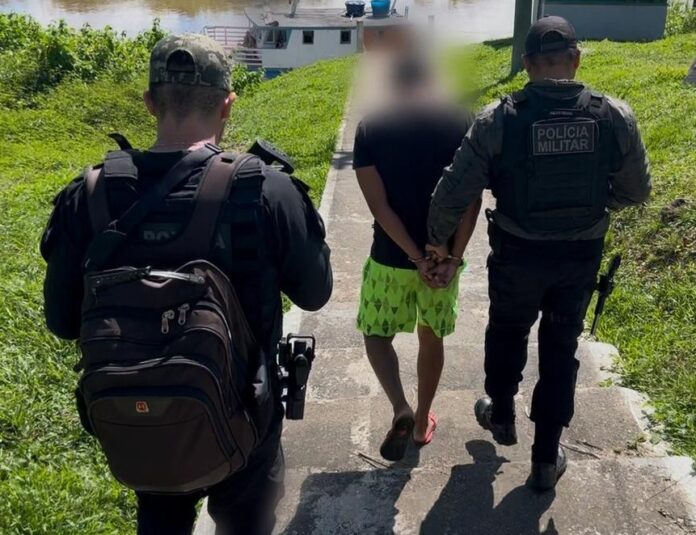 Padrasto detido por agressão e abuso sexual contra enteada de 15 anos no Amazonas