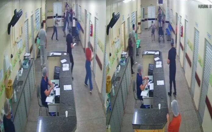 Vídeo: revoltada com morte de idosa, família invade hospital de Manicoré