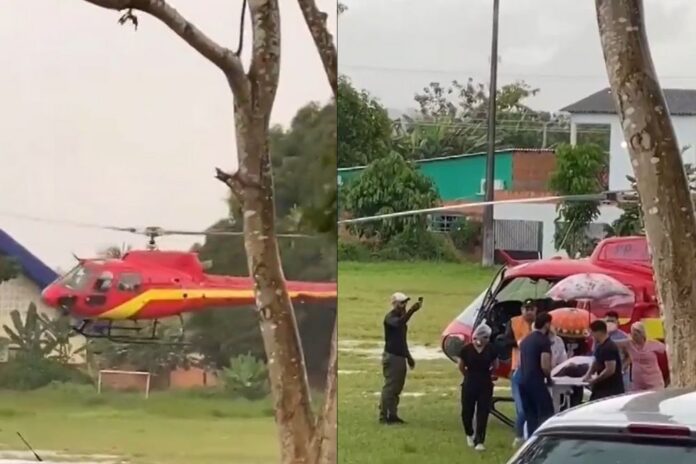 Resgate aéreo leva paciente indígena ao hospital em Parintins