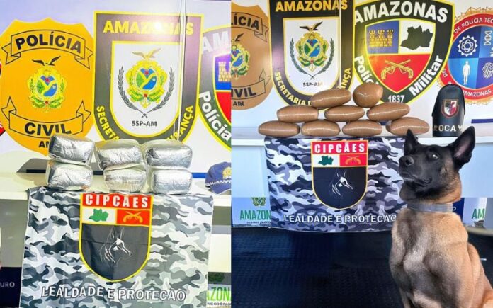 Mais de 26 kg de drogas são apreendidos em embarcações no interior do Amazonas