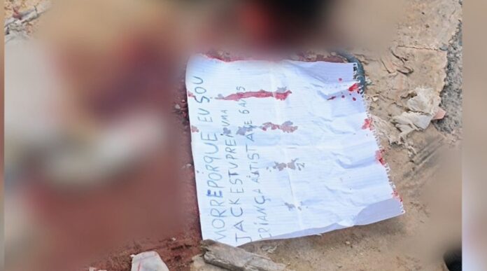 Bilhete aponta que homem morto em Manaus teria estuprado criança autista