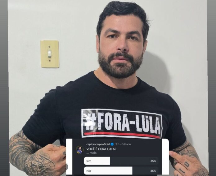 Vereador Carpê apaga enquete após maioria apoiar Lula