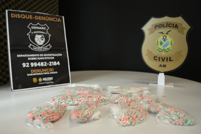 Polícia apreende 2 mil comprimidos de ecstasy em Manaus