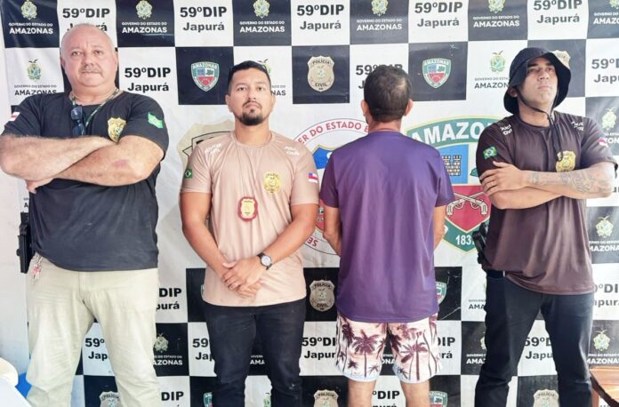 Homem é detido por ameaçar ex-companheira e vandalizar residência em Japurá, AM