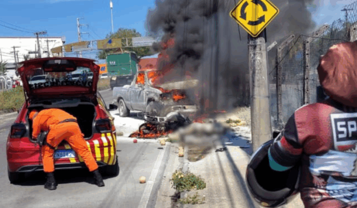 Motociclista identificado após tragédia em Manaus: vítima carbonizada em acidente no Distrito Industrial