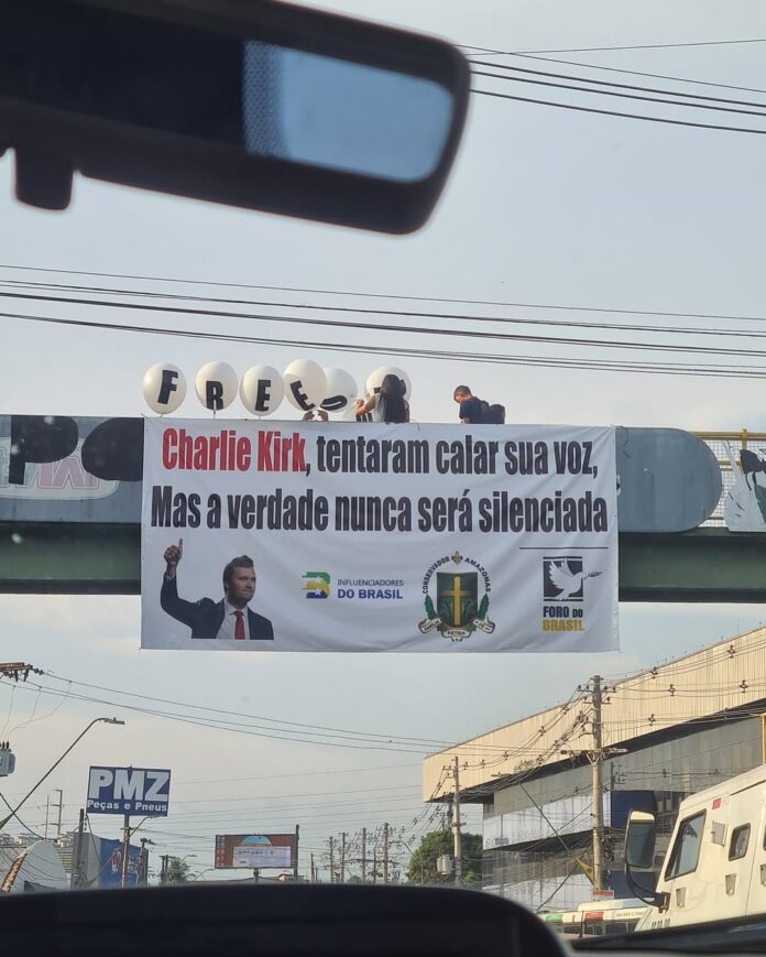 Notícias do Amazonas – Movimento Conservador presta homenagem a Charlie Kirk em Manaus