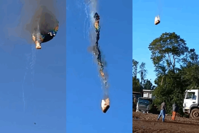 Tragédia em SC: Delegado revela que vítimas de balão estavam abraçadas