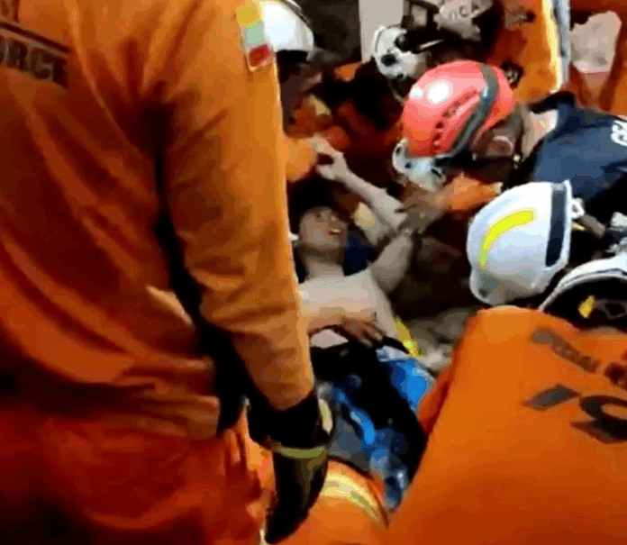Mianmar: Sobrevivente é encontrado após 100 horas sob os escombros do terremoto