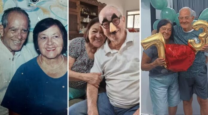 Casal deixa legado de amor ao falecer no mesmo dia após 74 anos juntos
