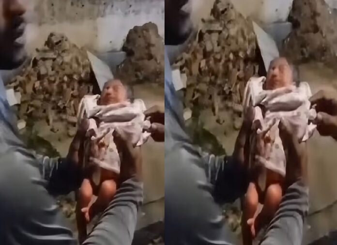 Gari encontra recém-nascido abandonado em lixeira no Rio de Janeiro