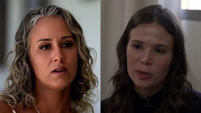 Aline-Rizzo-Jeniffer-Castro.webp Notícias do Amazonas – Jeniffer e mãe da criança do avião trocam farpas ao vivo