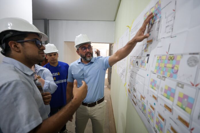 Notícias do Amazonas – Wilson Lima acompanha construção do Caic TEA em Manaus