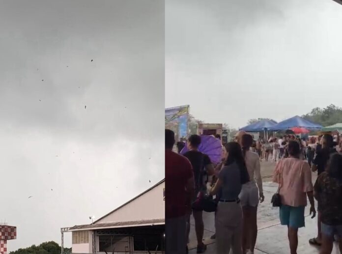 Notícias do Amazonas – Ventania e chuva causam pânico no Domingo Aéreo em Manaus