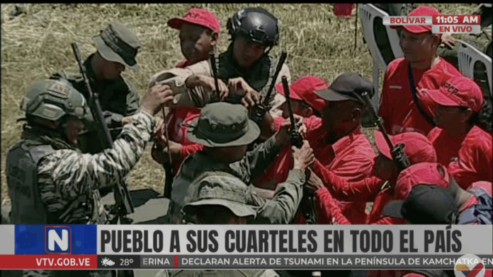 Notícias do Amazonas – Venezuela mobiliza civis em quartéis para treinamento militar