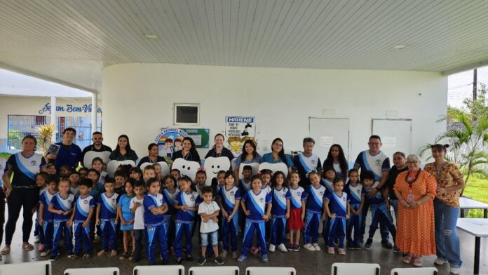 Manacapuru: Projeto ‘Dentinhos Felizes’ promove saúde bucal para 130 crianças
