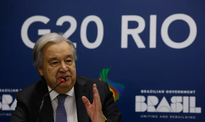 Notícias do Amazonas – Guterres clama por consenso no G20 para combater desigualdades