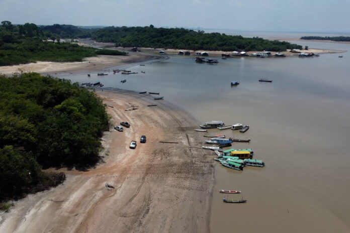 Notícias do Amazonas – Níveis dos rios em queda histórica marcam 2024