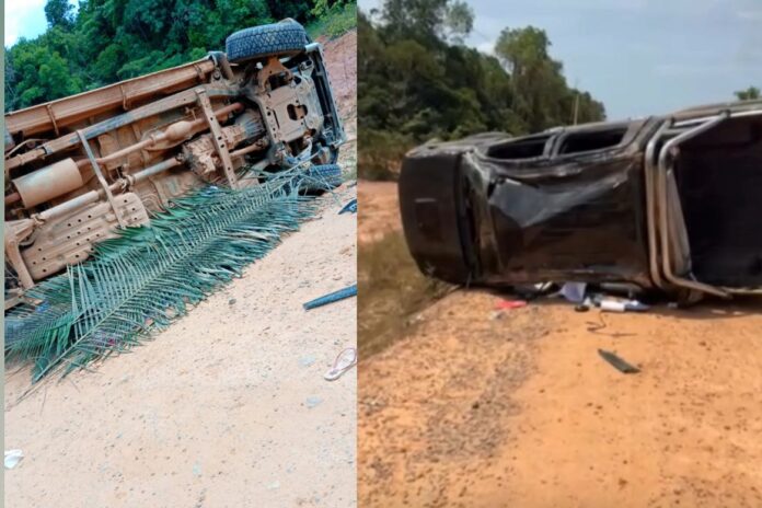 Notícias do Amazonas – Capotamento na BR-319 resulta em duas mortes e feridos