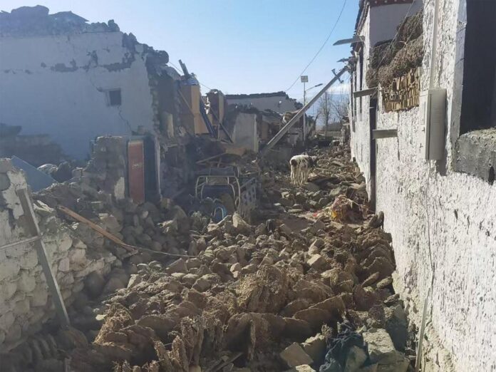 Terremoto de 7,1 no Tibete causa 95 mortes e mais de 130 feridos