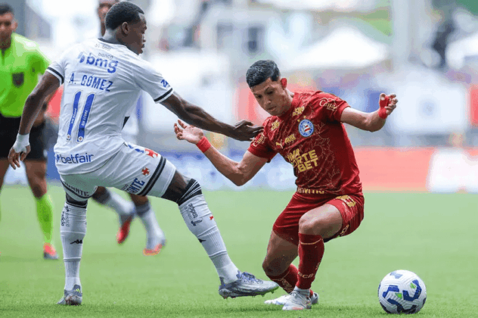 Bahia vence Vasco por 1 a 0 e se aproxima da Libertadores