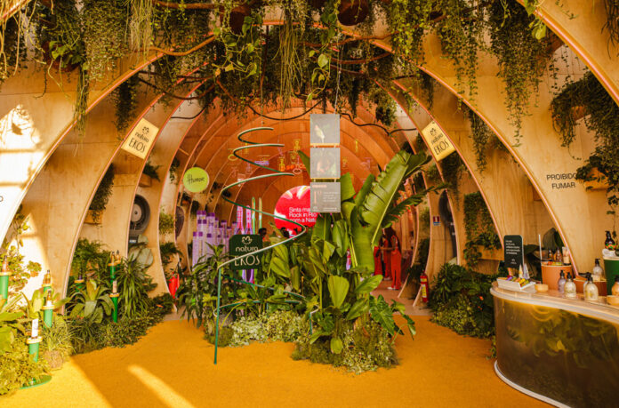 Natura Ekos marca presença no Rock in Rio 2024 unindo bem-estar e sustentabilidade