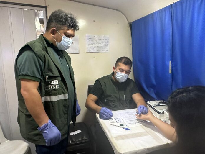 Notícias do Amazonas – FVS-RCP realiza testagem rápida de ISTs na Zona Leste de Manaus