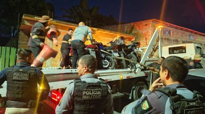Notícias do Amazonas – Detran-AM e PMAM apreendem 120 motos em adega irregular