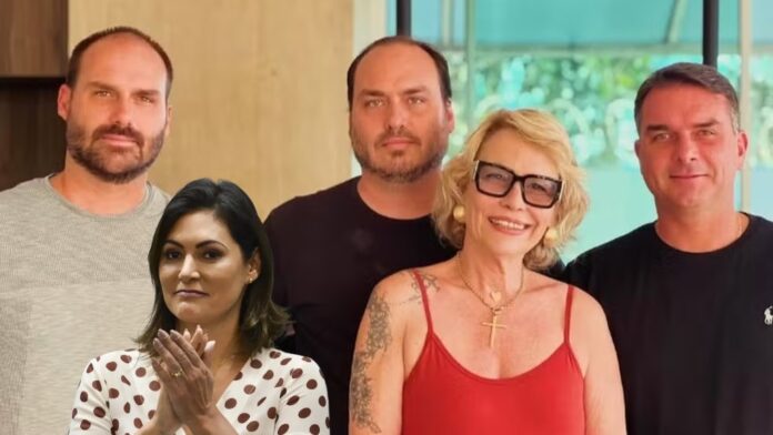 Rogéria Bolsonaro exalta união dos filhos em defesa do ex-presidente após polêmica