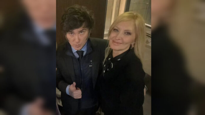 Presidente da Argentina, Javier Milei, revela romance com ex-vedete Yuyito