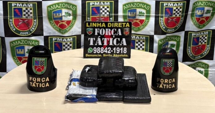 Notícias do Amazonas – Força Tática intercepta drogas em barco de Tabatinga