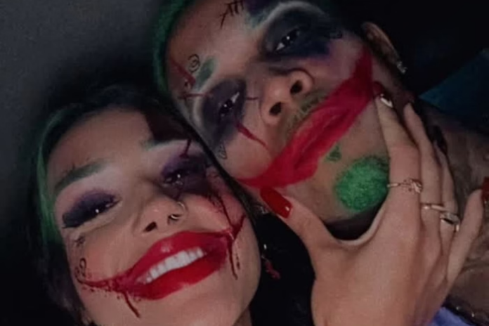 Bia Miranda e Gato Preto surgem em clima de romance em festa