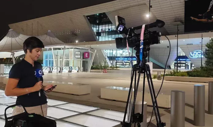 Repórter brasileira sofre assédio durante a cobertura dos Jogos de Paris