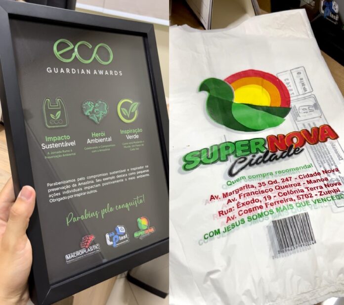 Notícias do Amazonas – Supermercado Super Nova adota sacolas oxi-biodegradáveis