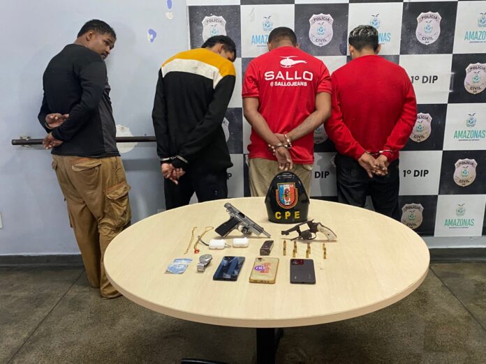 Notícias do Amazonas – Quatro assaltantes são detidos após tentativa em Manaus