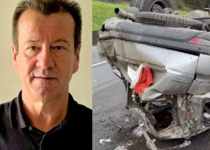 Dunga, ex-técnico da Seleção Brasileira, se envolve em acidente de carro no Paraná